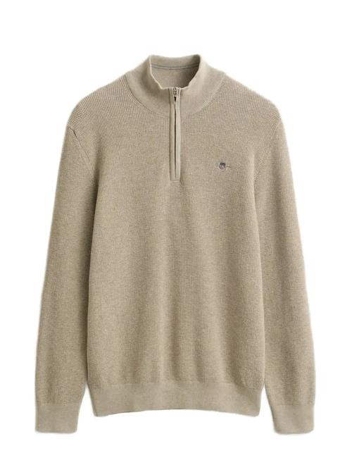 GANT | Micro Textured Cotton Half Zip | L