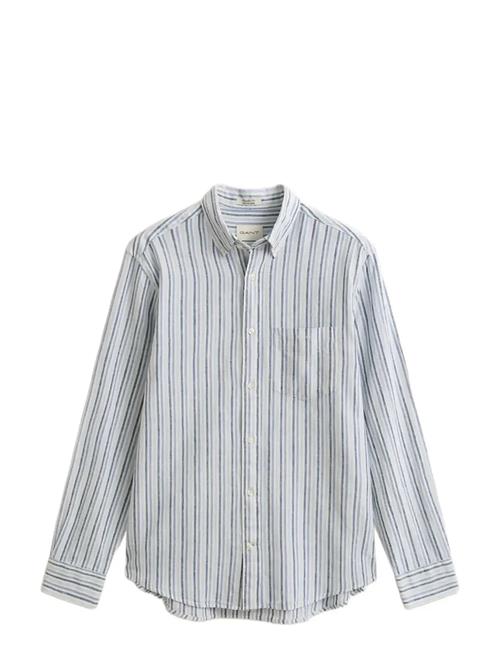 GANT | Reg Cotton Linen Stripe Shirt | XXXL