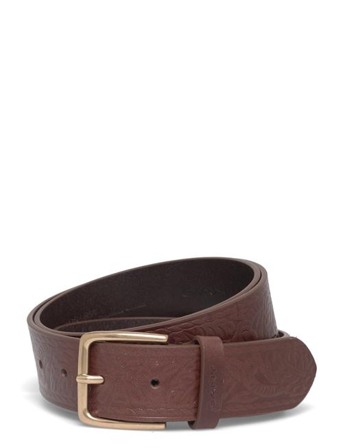 GANT | Allover Patterned Leather Belt | 95