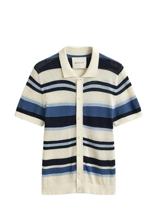 GANT | Striped Texture Polo | XXL