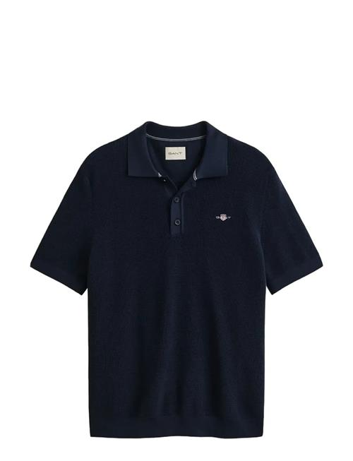 GANT | Micro Textured Cotton Ss Polo | M
