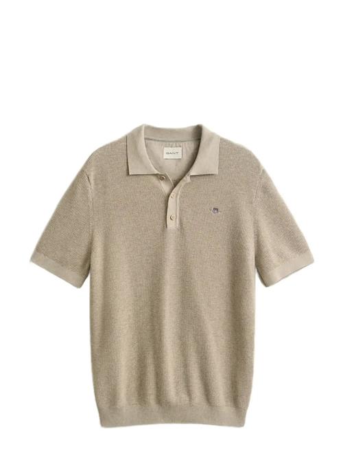 GANT | Micro Textured Cotton Ss Polo | XXL