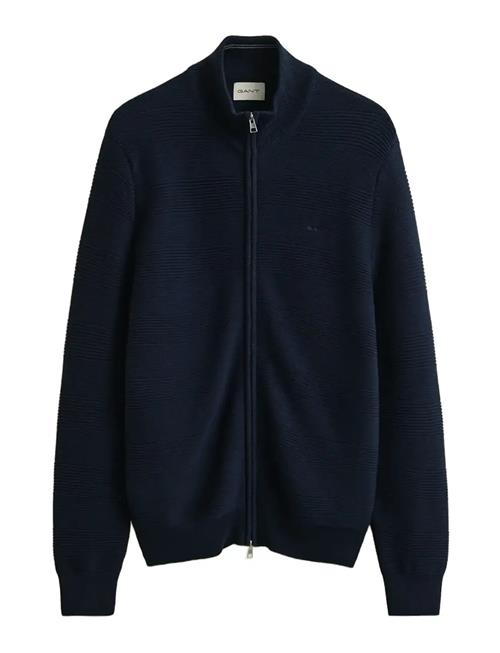 GANT | Cotton Texture Zipped Cardigan | XL