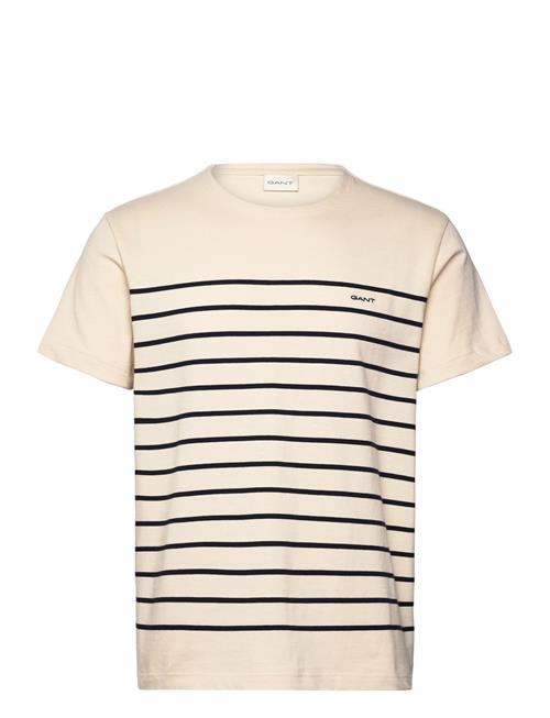 GANT | Placed Stripe Ss Tshirt | S