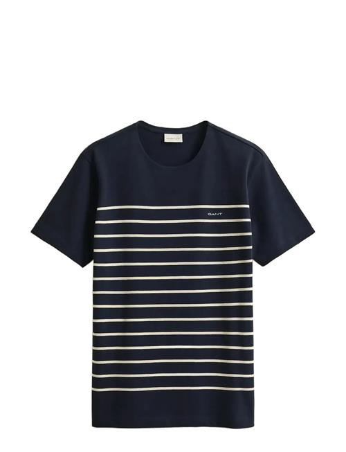 GANT | Placed Stripe Ss Tshirt | XL