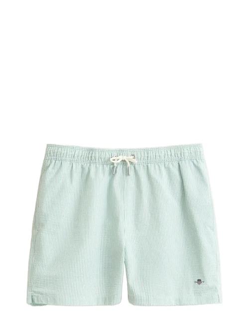 GANT | Striped Seersucker Swim Shorts | M
