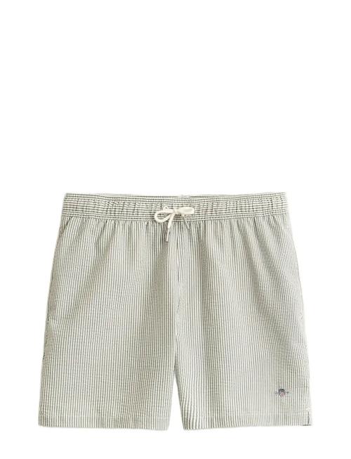 GANT | Striped Seersucker Swim Shorts | XXL