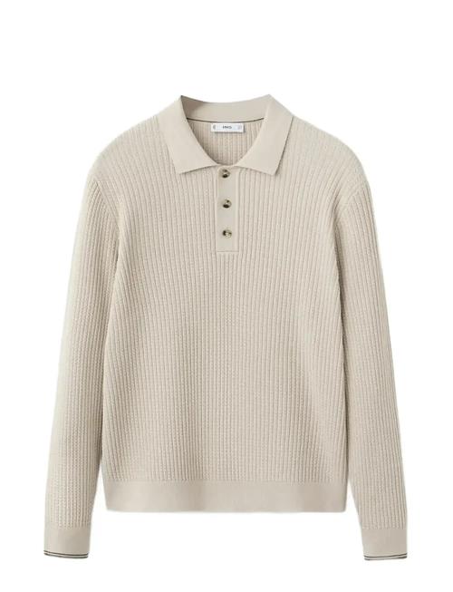 Mango | Cotton-Blend Braided Knitted Sweater | L