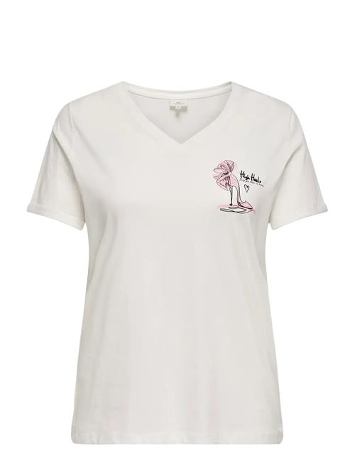 ONLY Carmakoma | Carbea Ss V-Neck Tee Jrs | 42-44