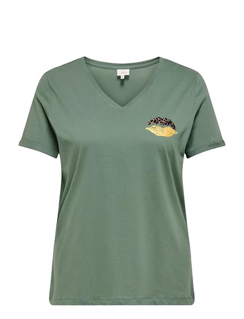 ONLY Carmakoma | Carbea Ss V-Neck Tee Jrs | 46-48