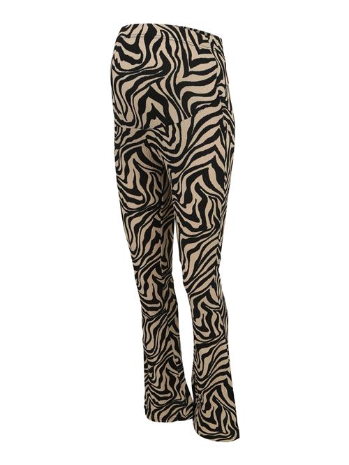 Only Maternity Bukser 'OLMKenya'  beige / sort