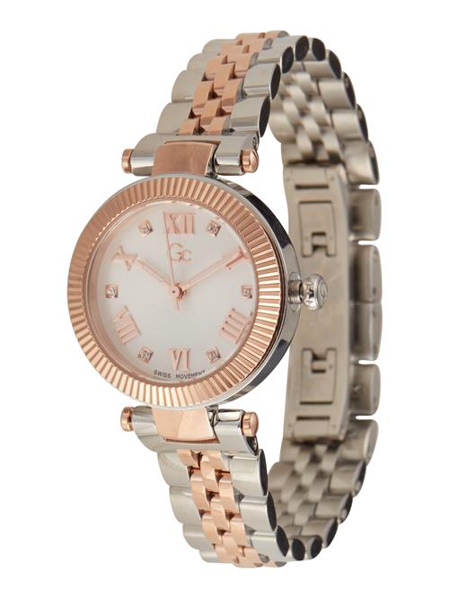 Gc Analogt ur  rosa guld / sølv