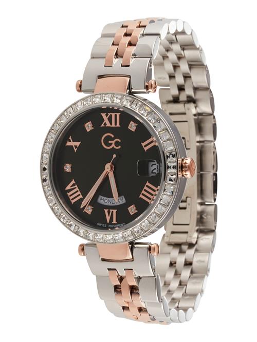 Gc Analogt ur 'Flair Crystal'  rosa guld / oliven / sølv