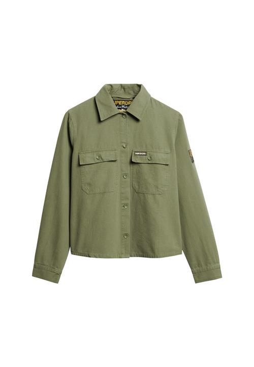 Superdry & Co Overgangsjakke  khaki / rød / sort / sølv
