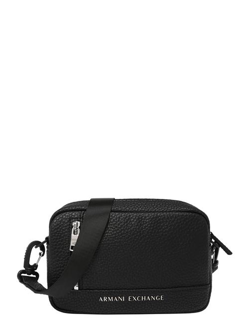 ARMANI EXCHANGE Skuldertaske  sort / hvid