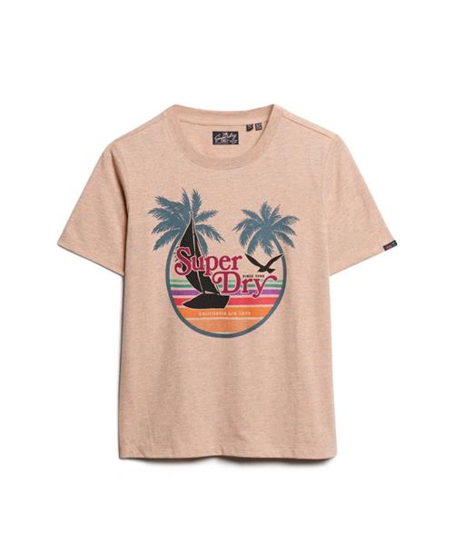 Superdry & Co Shirts  blå / lyserød / mørk pink / sort