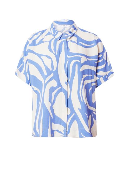 Soft Rebels Bluse  himmelblå / offwhite