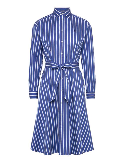 Polo Ralph Lauren | Belted Wide-Stripe Cotton Shirtdress | 28