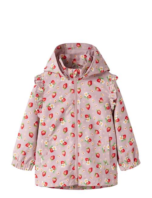 name it | Nmfmaxi Jacket Li Frill Aop | 110