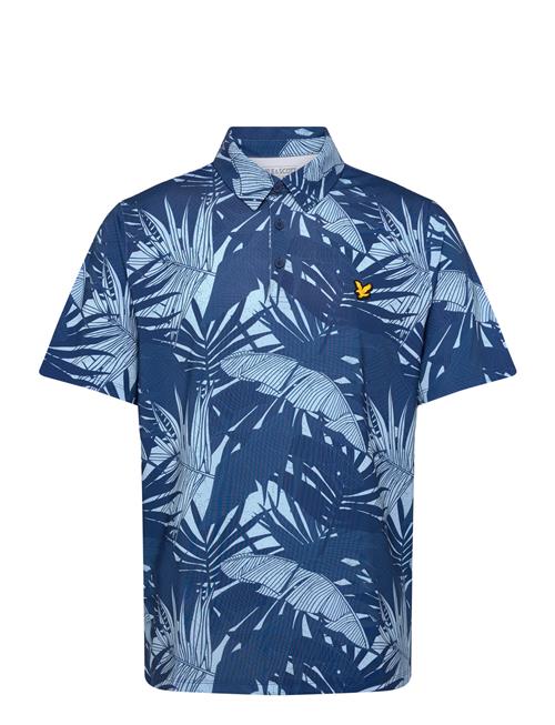 Lyle & Scott Sport | Golf Leaf Print Polo | XXL