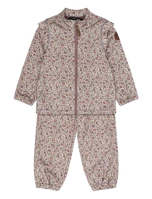 mikk-line | Soft Thermal Set Warm Frill Aop | 116