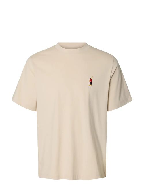 Selected | Slhreg-Ripley Ss Emb Tee Ex | S