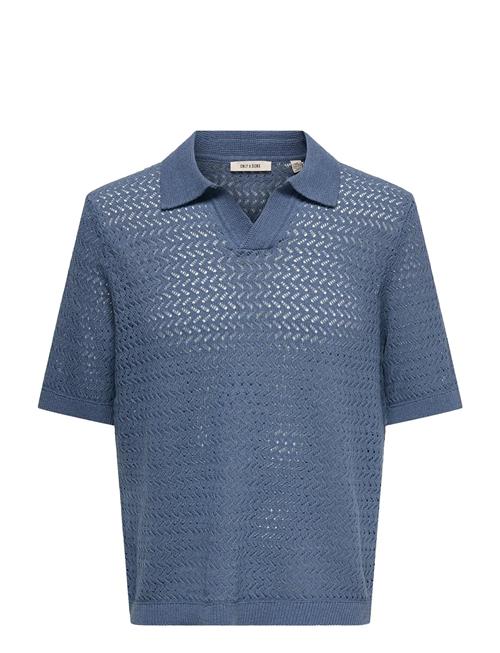 ONLY & SONS | Onsnyle 5 Ss Split Polo Knit Cs | S