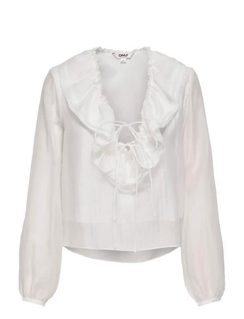 ONLY | Onlteagan Ls Sheer Ruffle Top Wvn | L