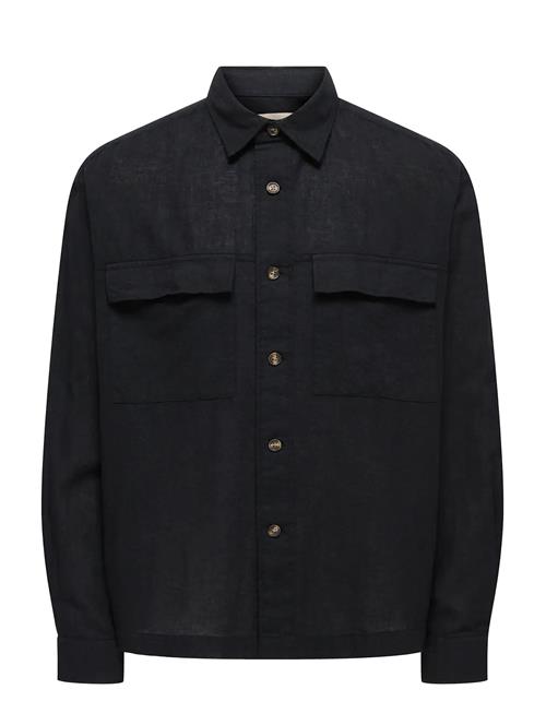 ONLY & SONS | Onscaiden Ls Overshirt Linen Blend | XL