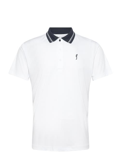 RS Sports | Men's Performance Court Polo - Striped Collar Rec | M