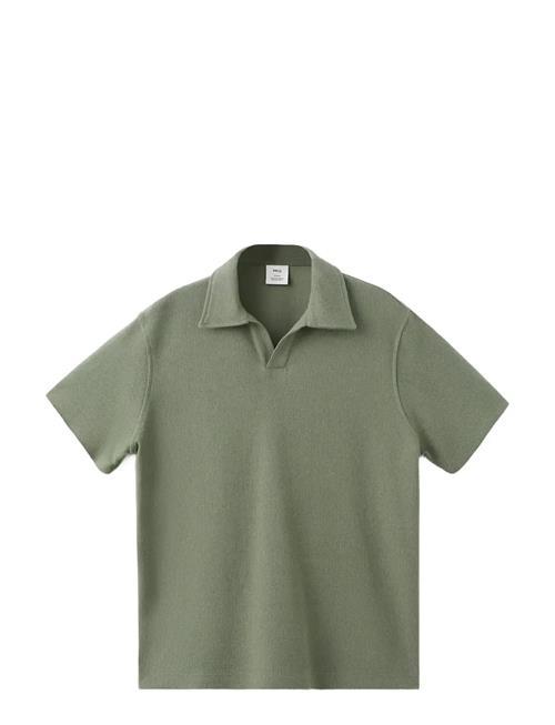 Mango | Regular-Fit Textured Polo Shirt | S
