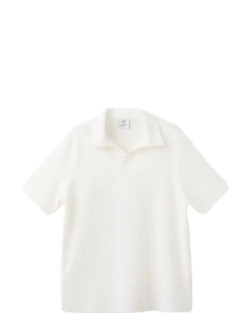 Mango | Regular-Fit Textured Polo Shirt | XL