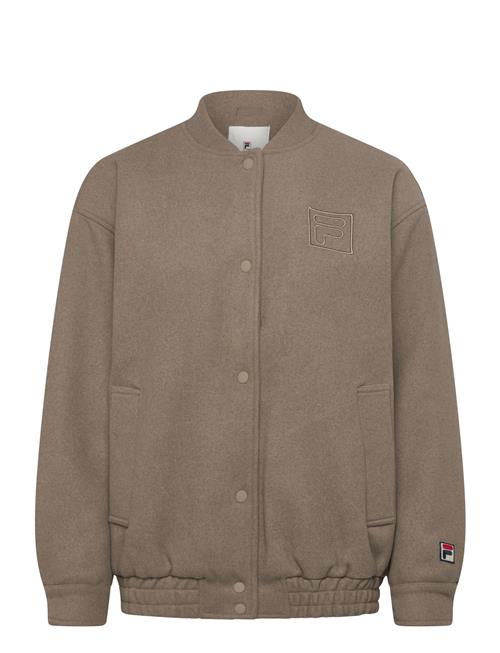 FILA | Como Oversized Felted Varsity Jacket | M