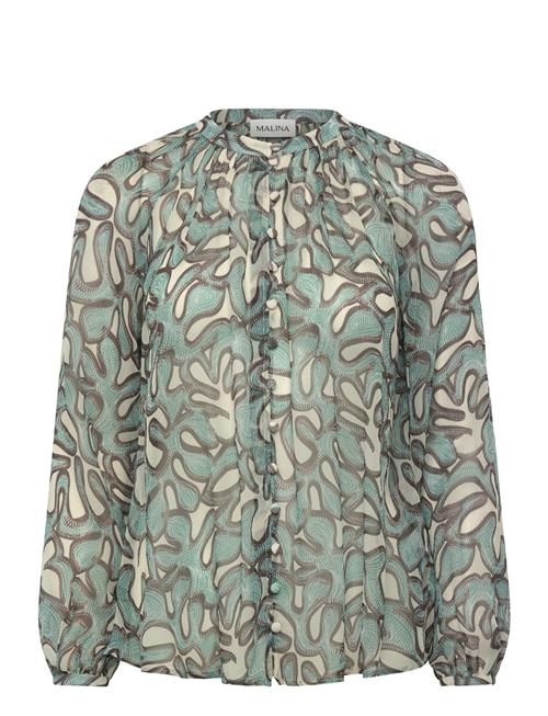 Malina | Mareva Silk Chiffon Blouse | 36