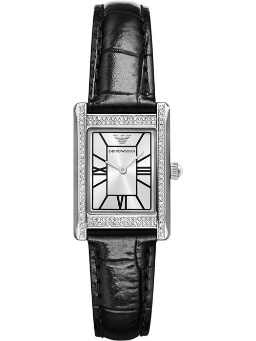 Emporio Armani Analogt ur  sort / sølv