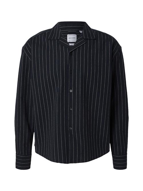 Only & Sons Skjorte 'ONSEMILO'  sort / offwhite