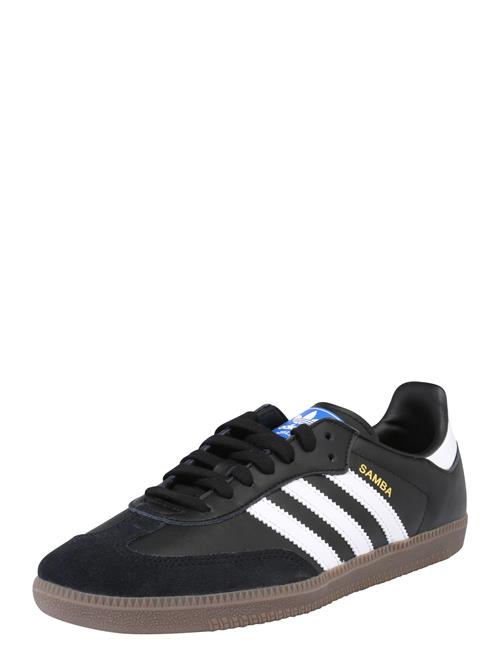ADIDAS ORIGINALS Sneaker low 'Samba'  blå / guld / sort / hvid