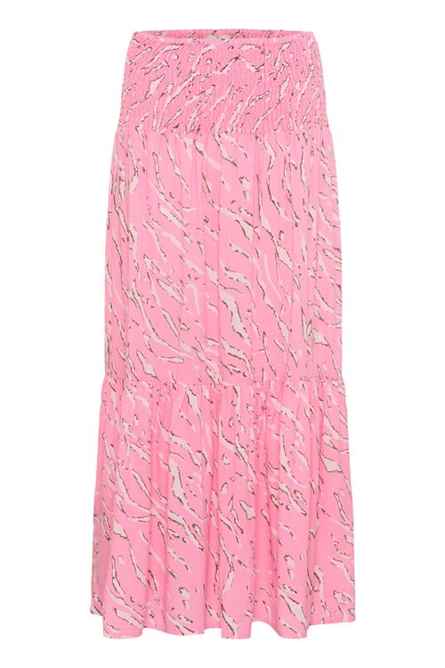 Kaffe Nederdel  lys pink / sort / hvid