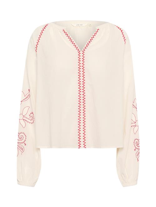 Cream Bluse 'Jessica'  creme / mørk pink
