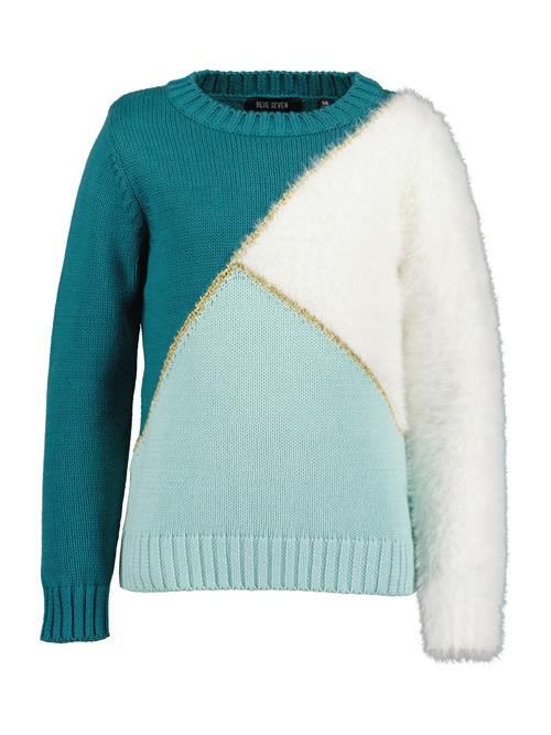 BLUE SEVEN Pullover  guld / mint / gran / hvid