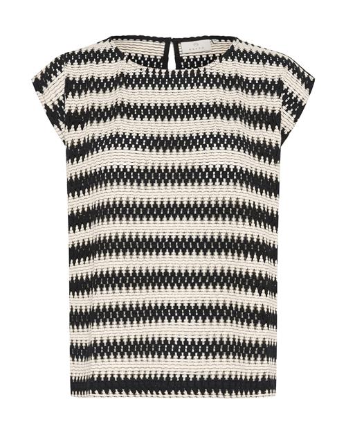 Kaffe Bluse 'KAMolin'  sort / hvid