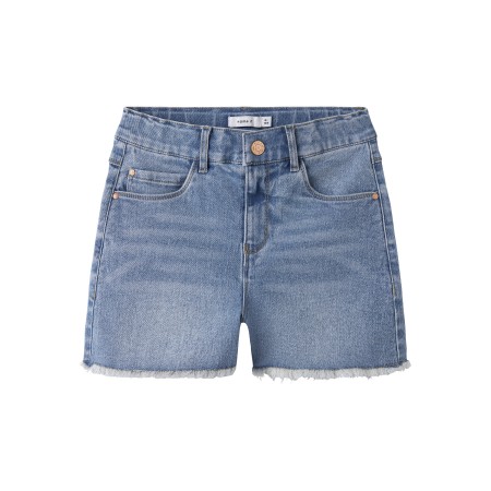 NAME IT Mom Denim Shorts Rose Medium Blue Denim