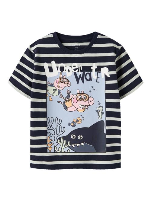 NAME IT T-shirt Marrow Gurli Gris Navy Blazer