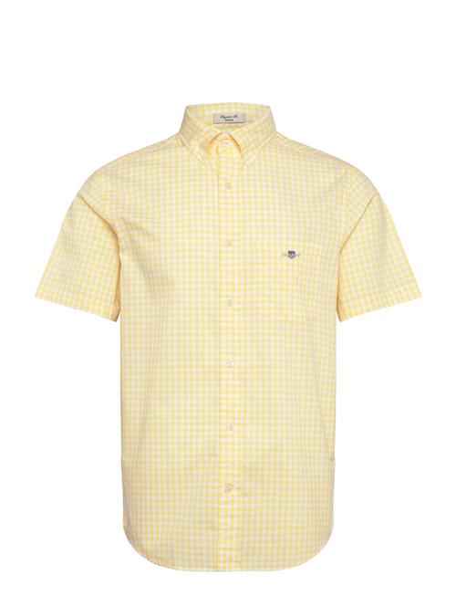 GANT | Reg Poplin Gingham Ss Shirt | S
