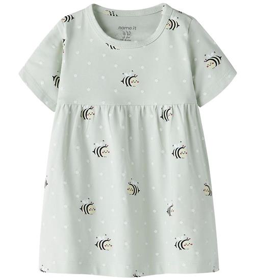 Name It Kjole - NbfVandora - Pale Aqua/Bee