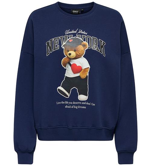 Kids Only Sweatshirt - KogLinda - Midnight Sail/New York Teddy