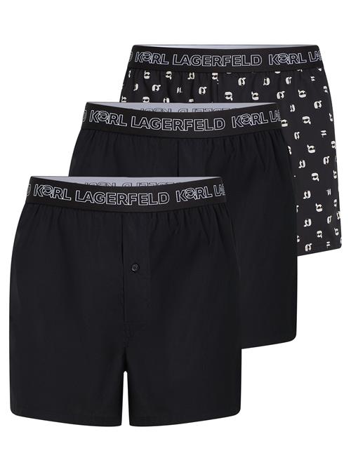 Karl Lagerfeld Boksershorts  sort / hvid