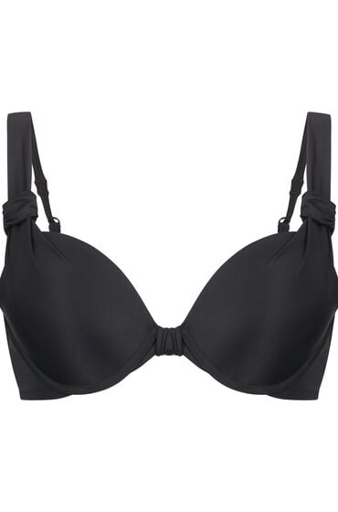 Hunkemöller Luxe formstøbt bikinitop med bøjle Størrelse E + Sort