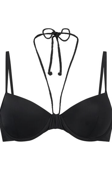 Hunkemöller Formstøbt bøjle-bikinitop Luxe Sort