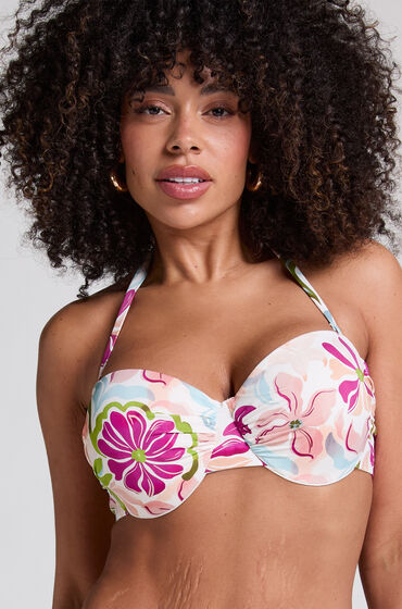 Hunkemöller Formstøbt bikinitop med bøjle Ayanna Hvid